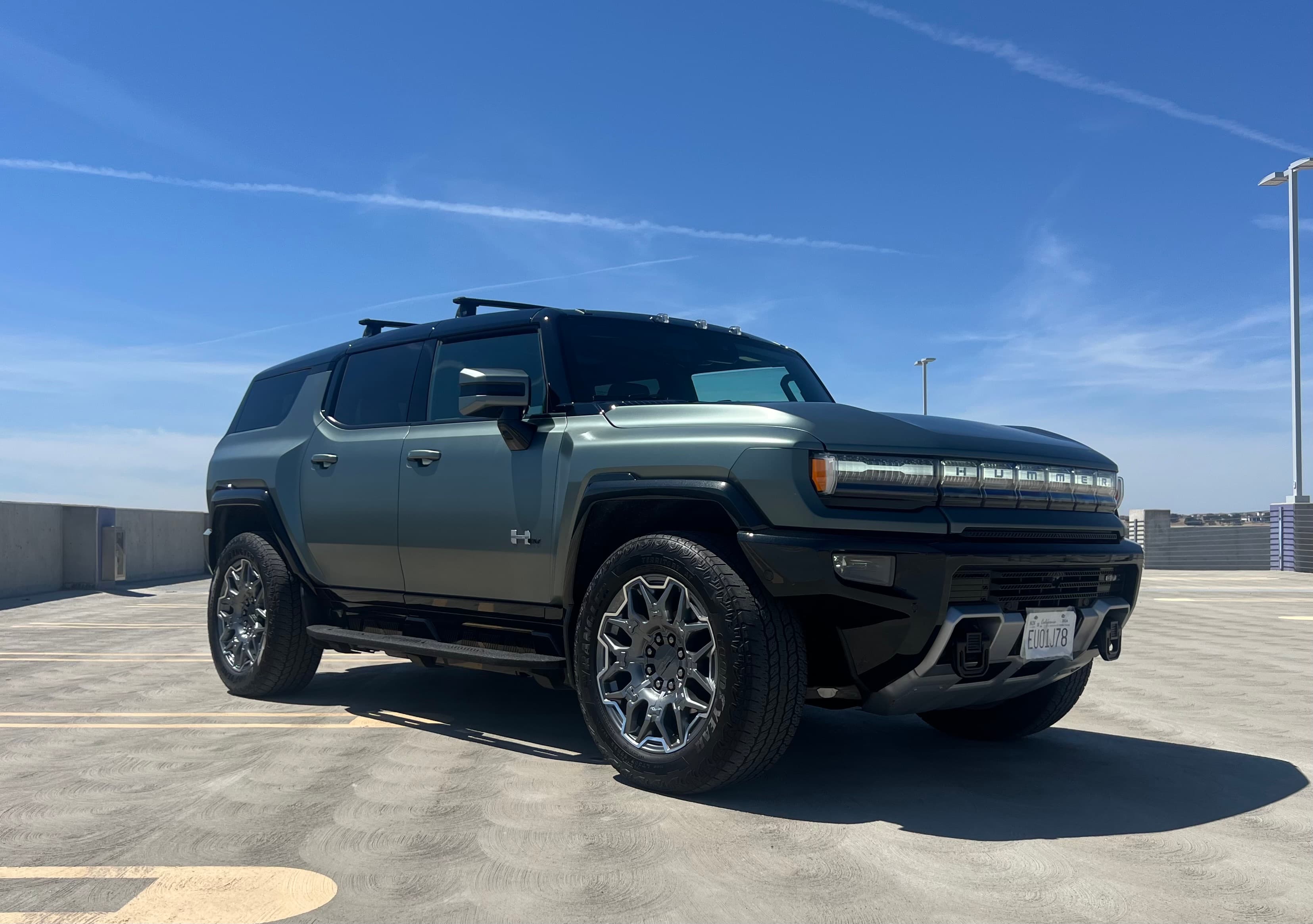 Moonshot Green Matte GMC HUMMER EV 3X image 1